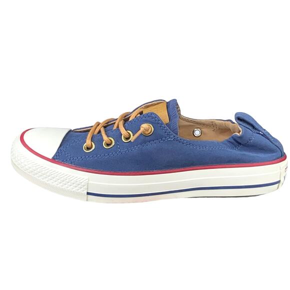 Converse Women's Shoreline Blue White Slip On Sneaker Size US 6 - Picture 3 of 9